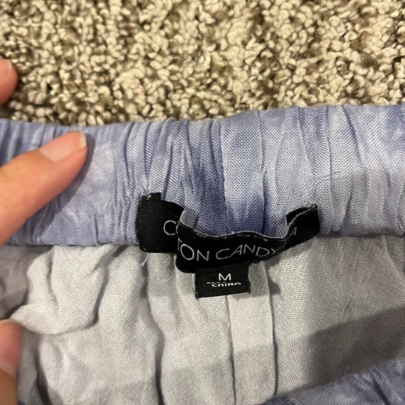 American threads tie-dye purple comfy shorts - Picture 2 of 2